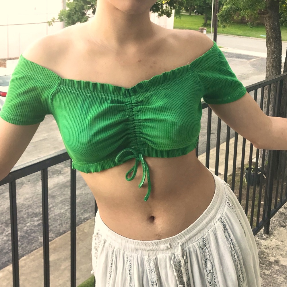 Self Dyed ASOS Tie Croptop